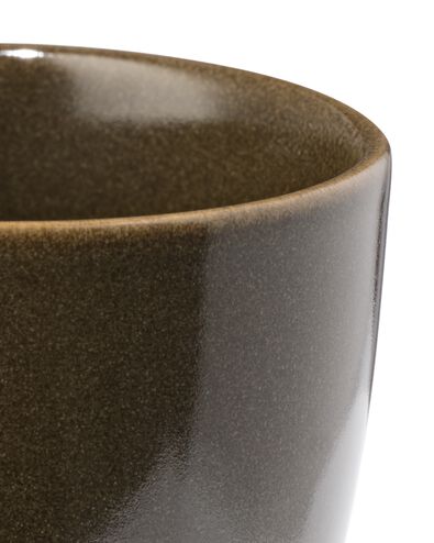 mug espresso 90 ml PUUR &eacute;mail r&eacute;actif marron fonc&eacute; - 80660324 - HEMA