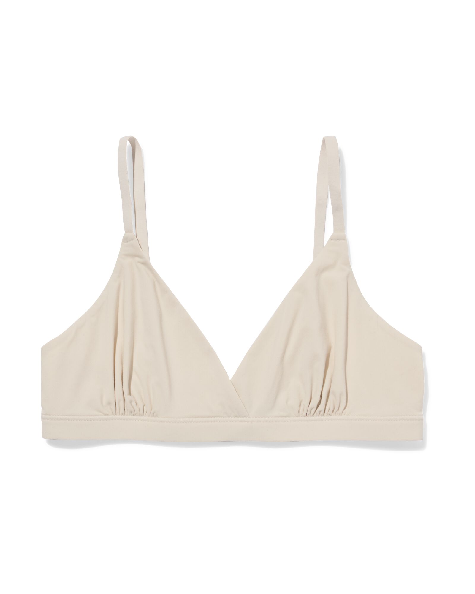 Triangel-Bralette, Mikro cremefarben S - 21900292 - HEMA