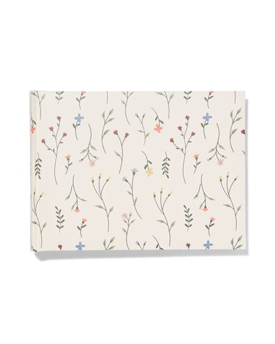 fotoboek 18x24 papier bloemen - 14650224 - HEMA