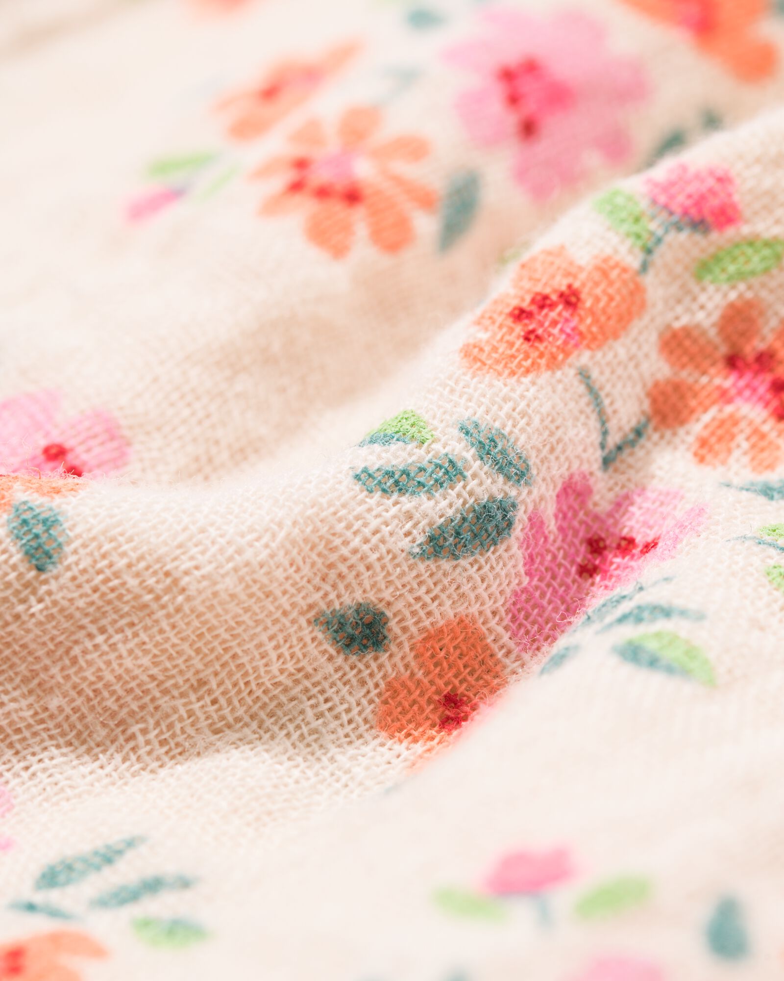 ensemble v&ecirc;tements b&eacute;b&eacute; mousseline fleurs &eacute;cru - 33008970ECRU - HEMA