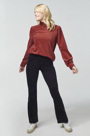 Damen-Sweatshirt Cassie, Cord braun braun - 1000029492 - HEMA