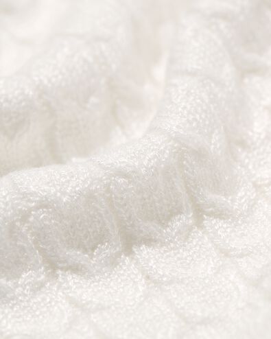 pull femme Livia torsad&eacute; blanc - 36205360WHITE - HEMA