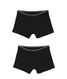 2 shorts homme modèle court grand confort grandes tailles noir XXXL - 19121803 - HEMA