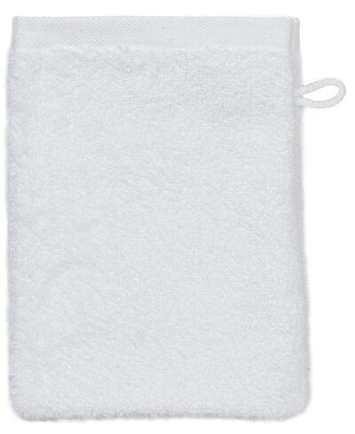 gant de toilette ultrasoft 16 x 22 - blanc - 5237001 - HEMA