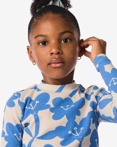 t-shirt enfant c&ocirc;tel&eacute; bleu - 30874400BLUE - HEMA