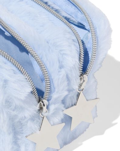 etui dubbele rits 22.5x8x11cm fluffy - 14400491 - HEMA