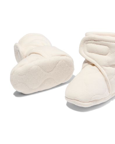 chaussons nouveau-né matelassés blanc cassé blanc cassé - 33236450OFFWHITE - HEMA