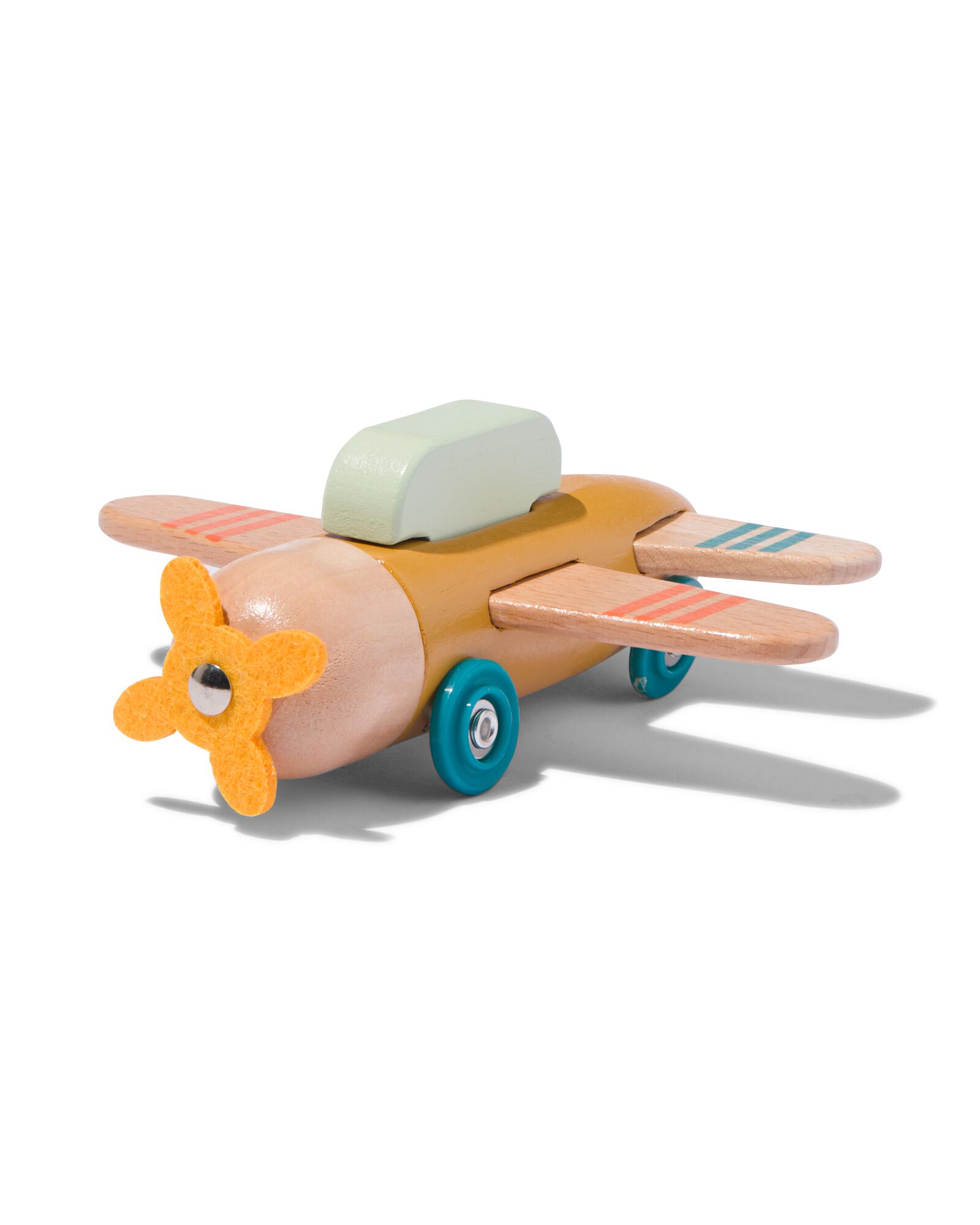 Amélia l'avion en bois à roulettes - Jouet en bois