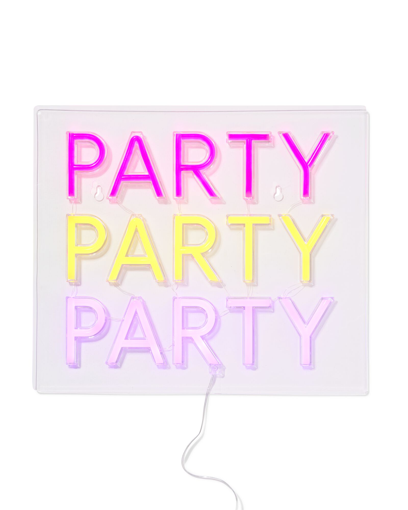 lampe led party 27,5x35,5cm - 14280388 - HEMA