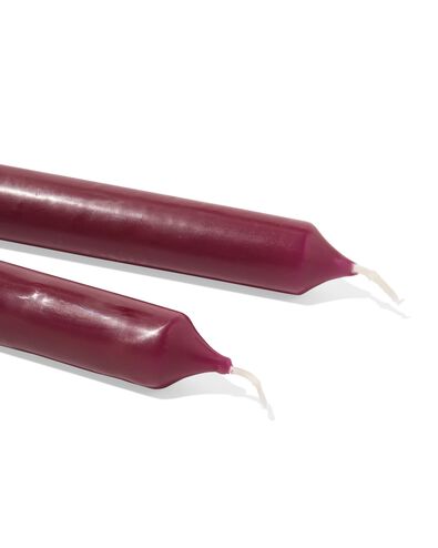 bougie d'int&eacute;rieur longue &Oslash;2,2x29cm aubergine - 12 pi&egrave;ces aubergine 2,2 x 29 - 13504056 - HEMA