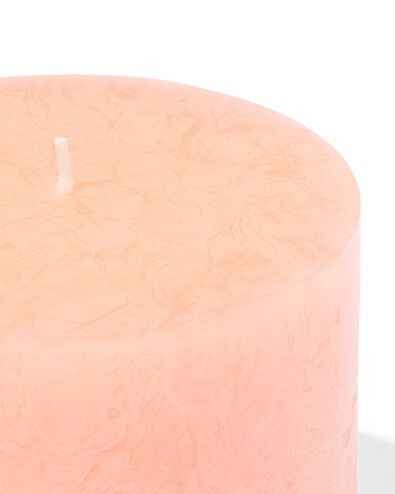 bougie rustique &Oslash; 10 x 10 cm saumon saumon 10 x 10 - 13501958 - HEMA