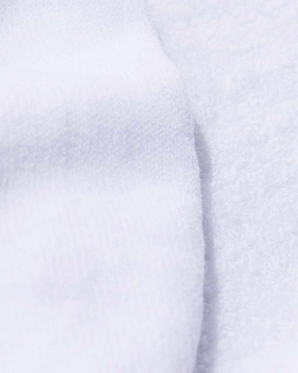 2 paires de socquettes femme en tissu éponge blanc 35/38 - 4080001 - HEMA
