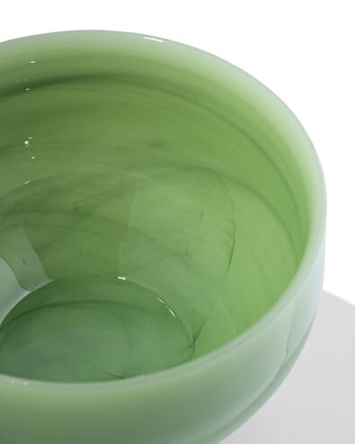 bol ⌀10cm verre effet marbre vert - 9650387 - HEMA