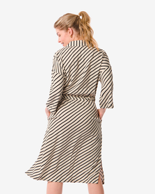 Damen-Kleid Lynn, Knopfleiste schwarz/weiß schwarz/weiß - 1000030570 - HEMA