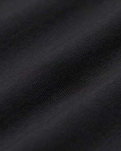 2 t-shirts basics enfant coton stretch noir 146/152 - 30729373 - HEMA