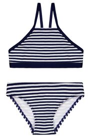 Kinder-Bikini, Ringerrücken dunkelblau dunkelblau - 1000026272 - HEMA