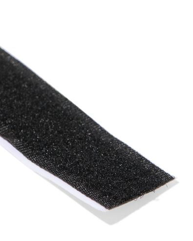 bande auto-agrippante 50x2cm noire 2 pi&egrave;ces - 1400297 - HEMA
