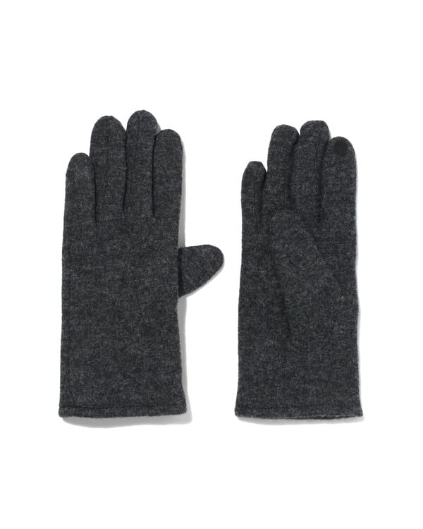 gants femme laine touchscreen noir noir - 1000020748 - HEMA