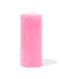 bougies rustiques fluor roze fluor roze - 1000031632 - HEMA