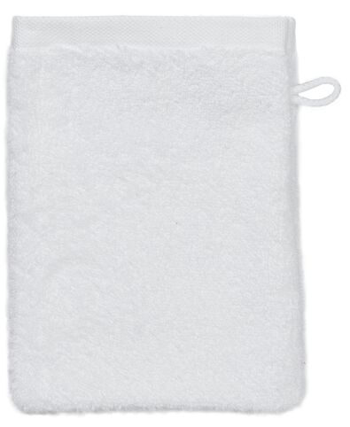 gant de toilette ultrasoft 16 x 22 - blanc - 5237001 - HEMA