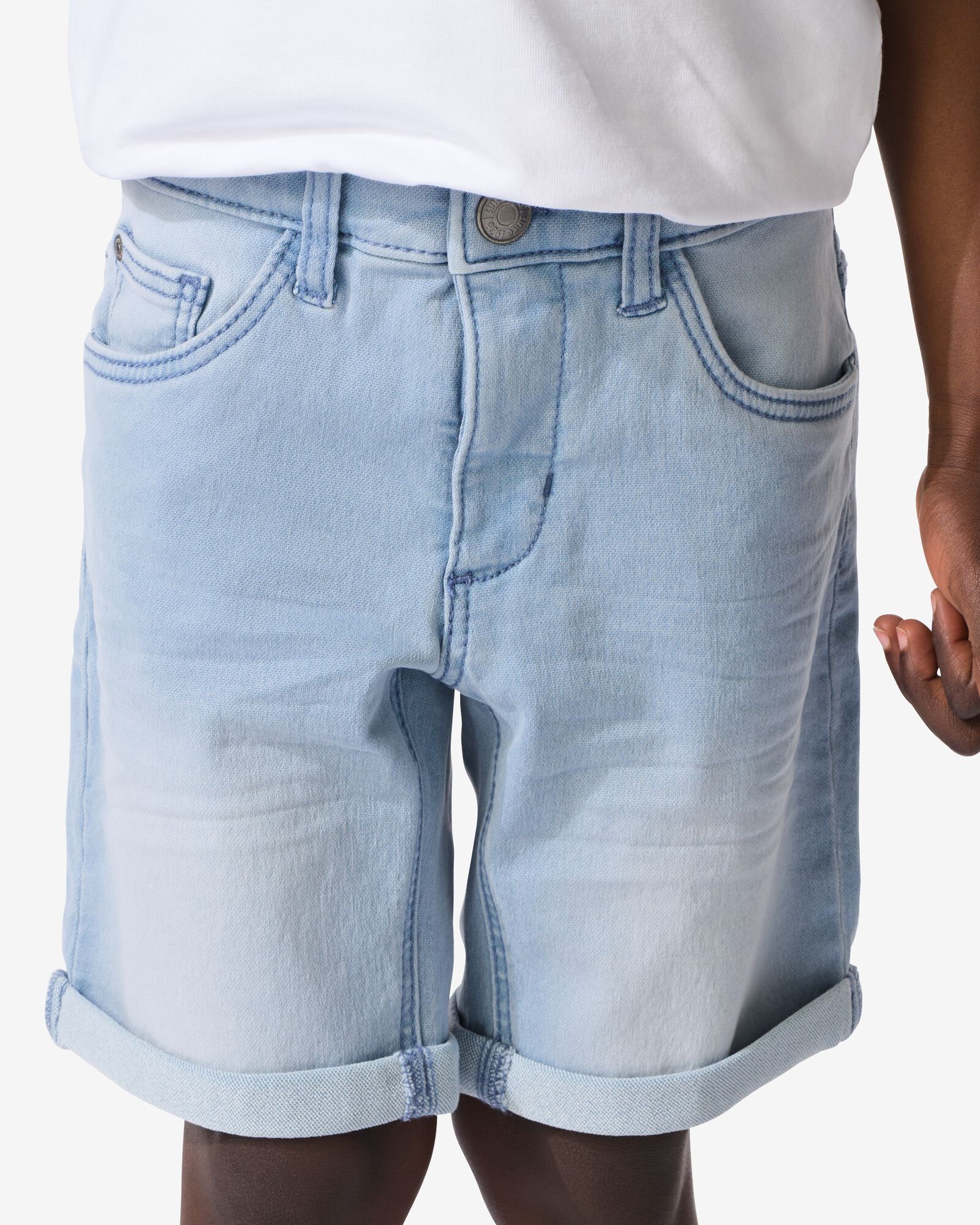 kurze Kinder-Jogdenim grau grau - 30732502GREY - HEMA