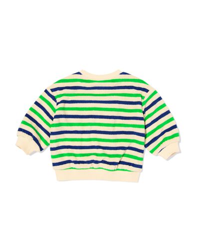 pull b&eacute;b&eacute; tissu &eacute;ponge rayures &eacute;cru &eacute;cru - 33175670ECRU - HEMA