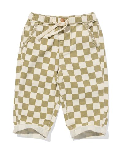 pantalon b&eacute;b&eacute; coupe confortable carreaux vert - 33183870GREEN - HEMA