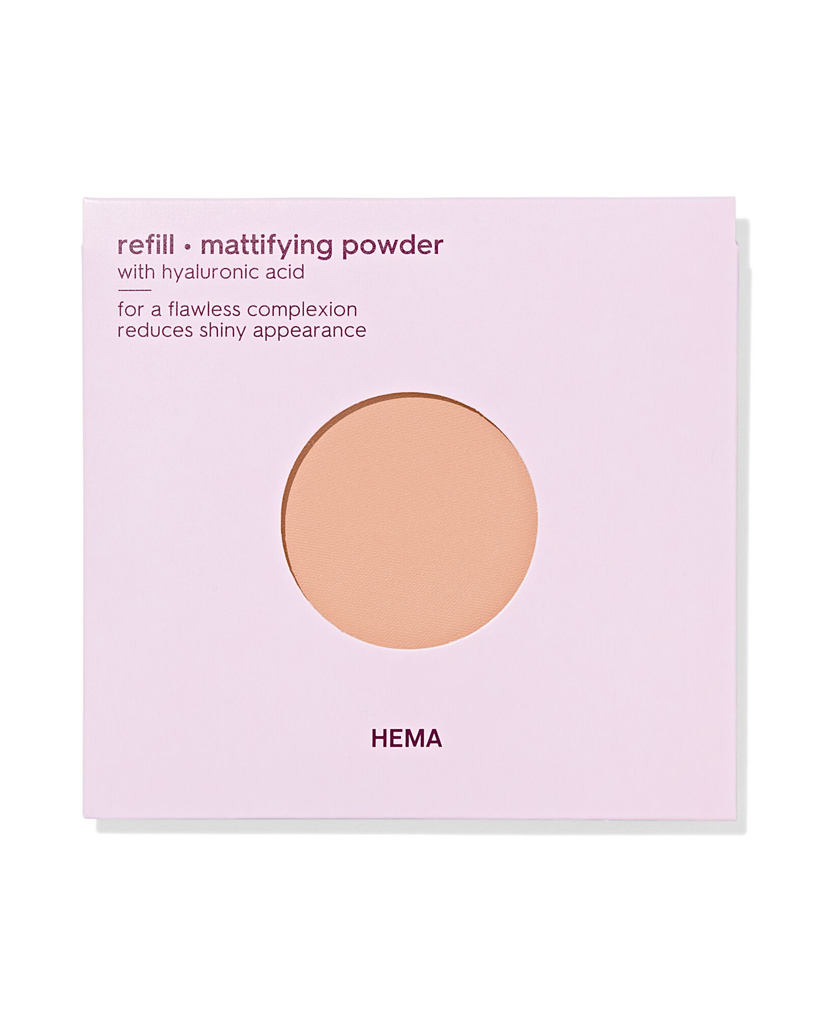 navulling mattifying powder 21 soft rose - 11290411 - HEMA