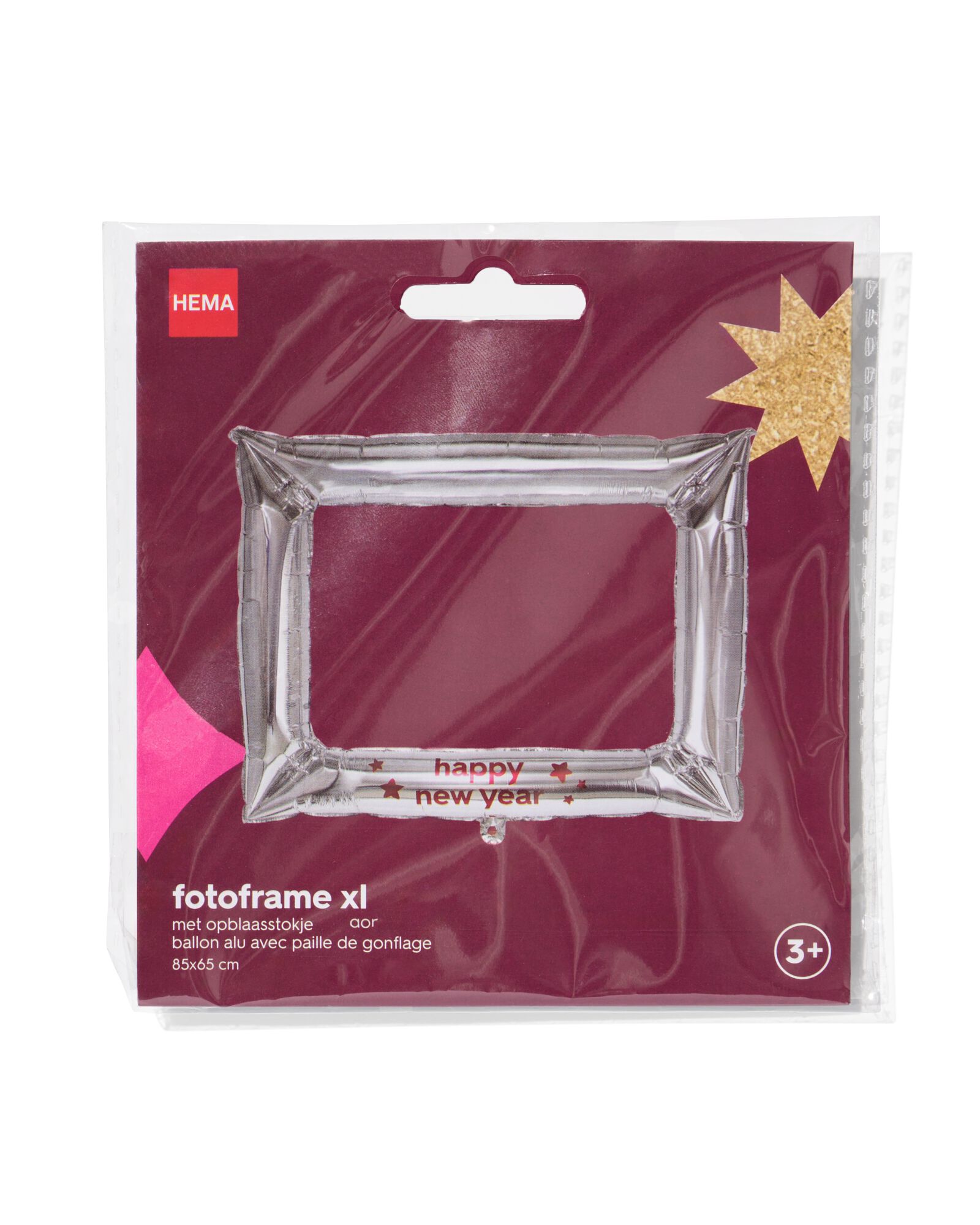 Bilderrahmen 85 &times; 65 &times; 10 cm, silber - 25200139 - HEMA