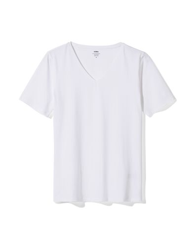 t-shirt femme blanc blanc - 1000004634 - HEMA