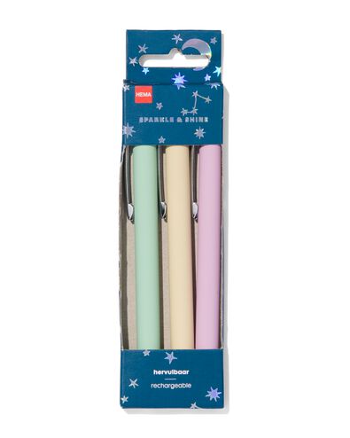 ensemble de 3 stylos rechargeables mat - 14470112 - HEMA