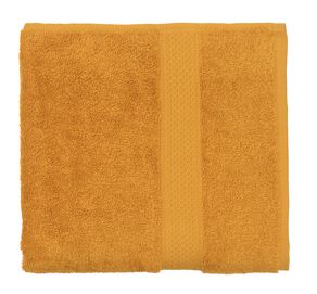serviette de bain de qualité épaisse ocre serviette 50 x 100 - 5220022 - HEMA