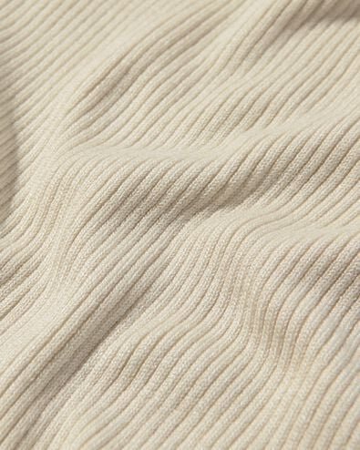 Damen- Pullover Louisa, gerippt eierschalenfarben - 1000029703 - HEMA