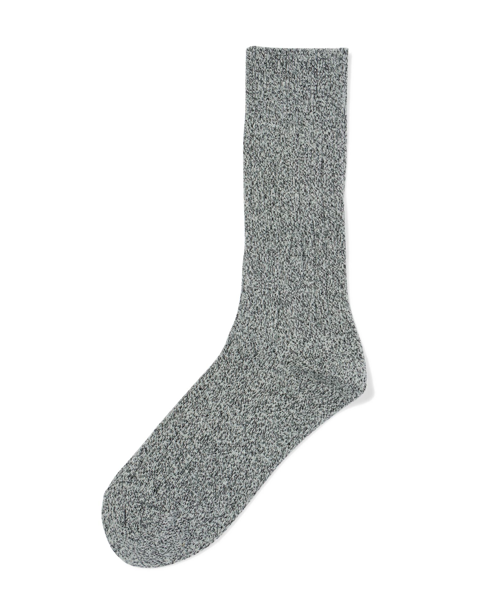 Herrensocken, gerippt grau - 4170410GREY - HEMA