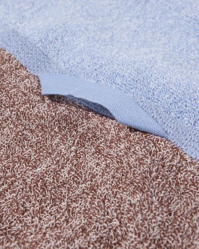 G&auml;stehandtuch 33 x 50 cm schwere Qualit&auml;t, Braunblaumeliert blau G&auml;stehandtuch - 5200273 - HEMA