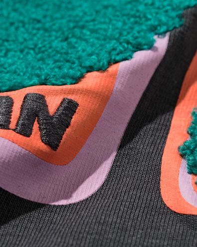 Kinder-T-Shirt, Fr&uuml;chte dunkelgrau dunkelgrau - 30716601DARKGREY - HEMA