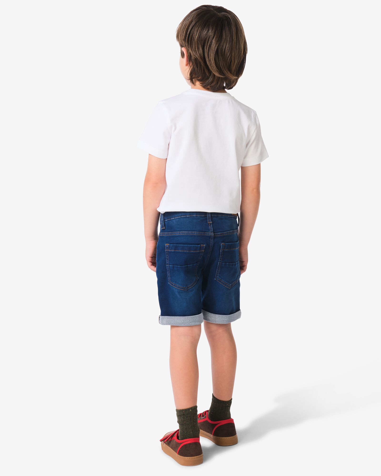 short enfant jogdenim bleu fonc&eacute; bleu fonc&eacute; - 1000023208 - HEMA