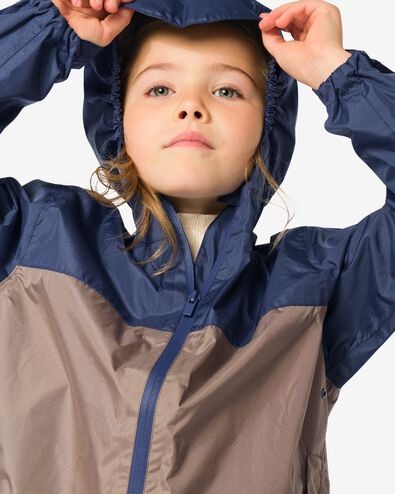kinderregenjas lichtgewicht blauw blauw - 18450540BLUE - HEMA