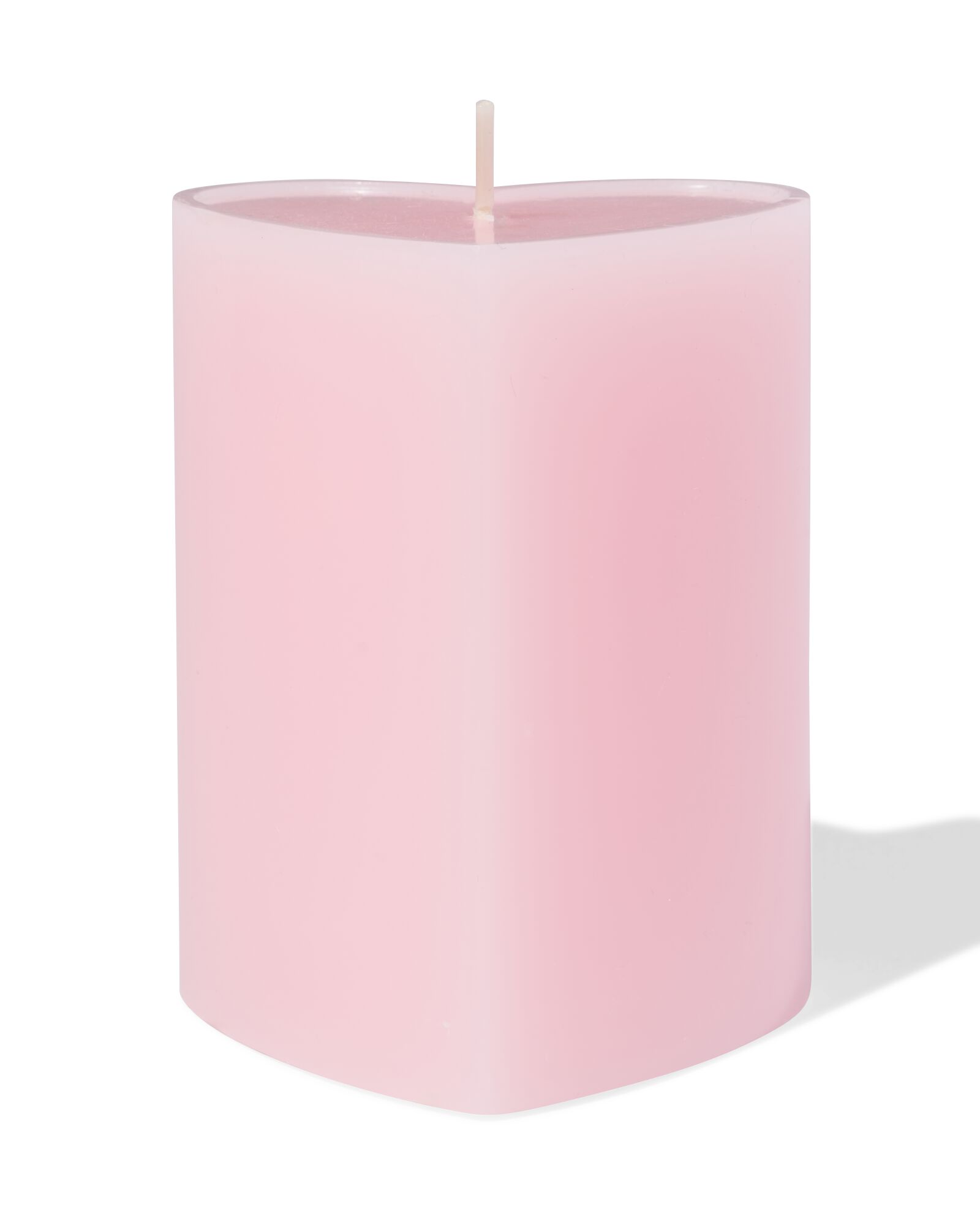 bougie 8x4 cm c&oelig;ur - 61100248 - HEMA