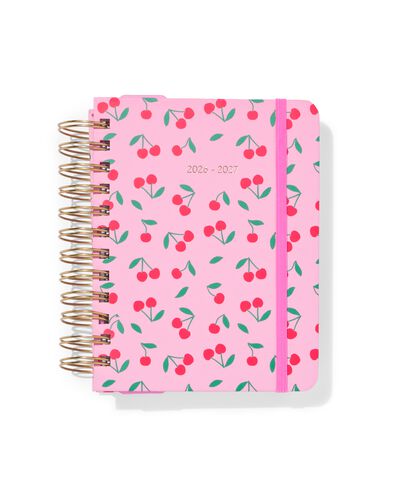 agenda scolaire 2026-2027 5,4x18,6cm cerises - 14505655 - HEMA
