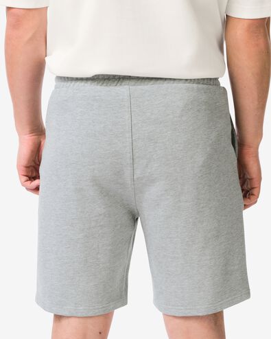 Herren-Shorts, Regular Fit, Sweatstoff graumeliert graumeliert - 2109980GREYMELANGE - HEMA