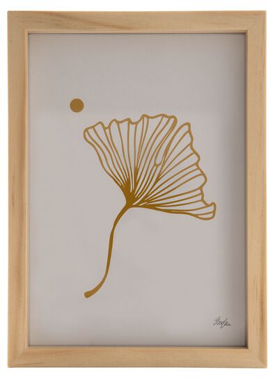 Bilderrahmen 10 x 15 cm, Massivholz, walnussfarben - 13622009 - HEMA