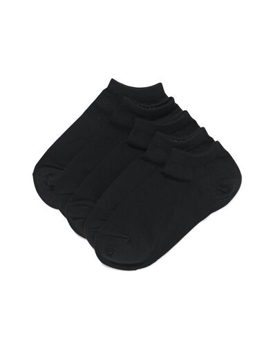 5er-Pack Herren-Kurzsocken schwarz schwarz - 1000001522 - HEMA