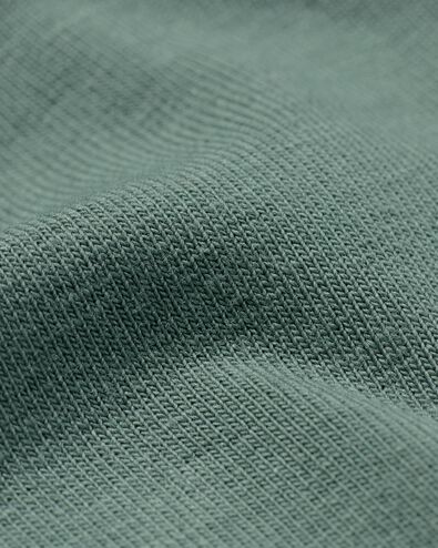 shortie haut en coton stretch pour femme vert foncé XS - 19620305 - HEMA