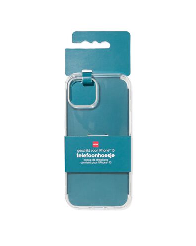 coque souple iPhone 15 transparent - 39680024 - HEMA