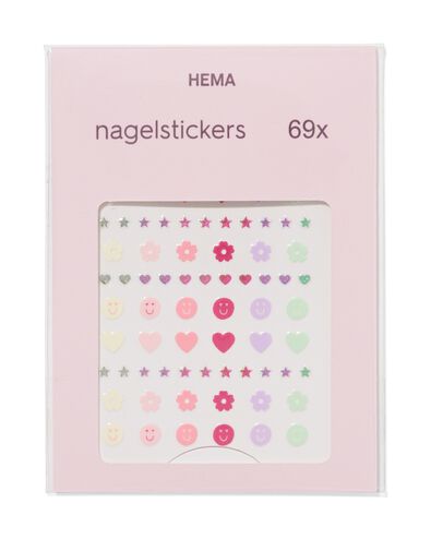 autocollants pour ongles fleurs - 69 pi&egrave;ces - 11249078 - HEMA