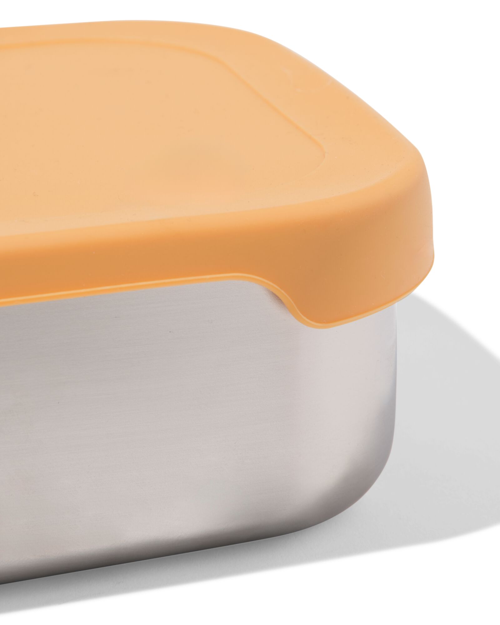 lunch box 18,9 x 14,3 x 5,8 cm inox marron - 80690024 - HEMA