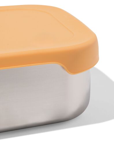 lunch box 18,9 x 14,3 x 5,8 cm inox marron - 80690024 - HEMA