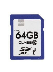 geheugenkaart 64 GB SDXC - 39512302 - HEMA