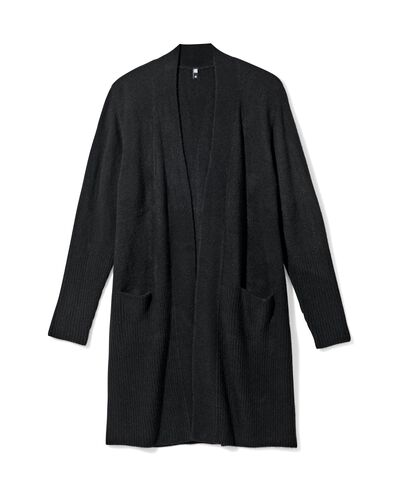 Damen-Strickjacke Lana schwarz schwarz - 1000028466 - HEMA